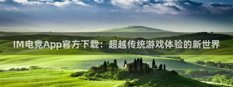 db电竞官网martini：IM电竞App官方下载：超越传统游戏体验的新世界